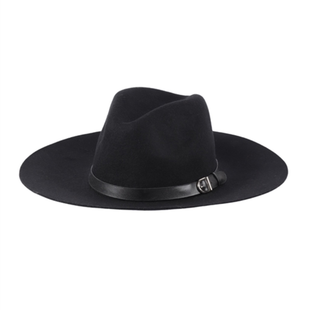 WOOL FELT BIG BRIM PANAMA HAT